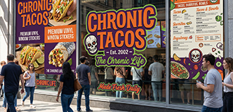 Custom Vinyl Window Decal