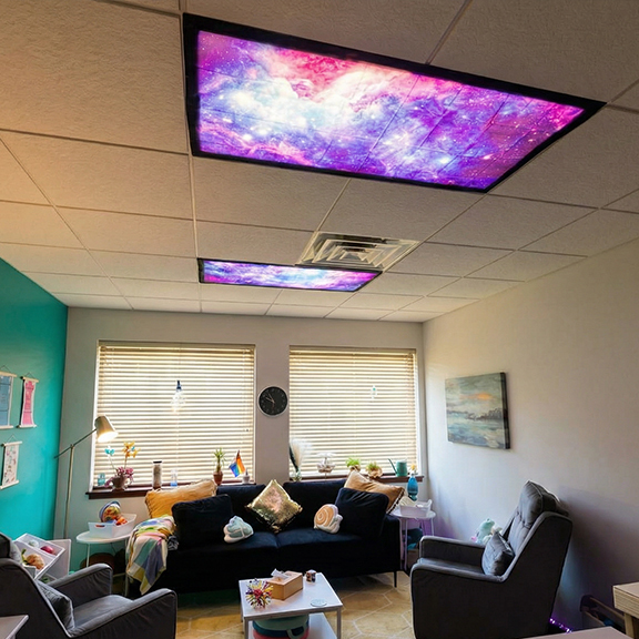 Installing fabric light covers