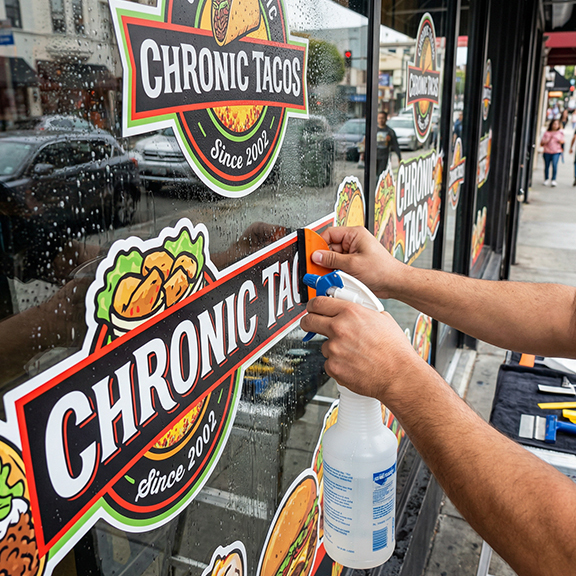 Vinyl installation process